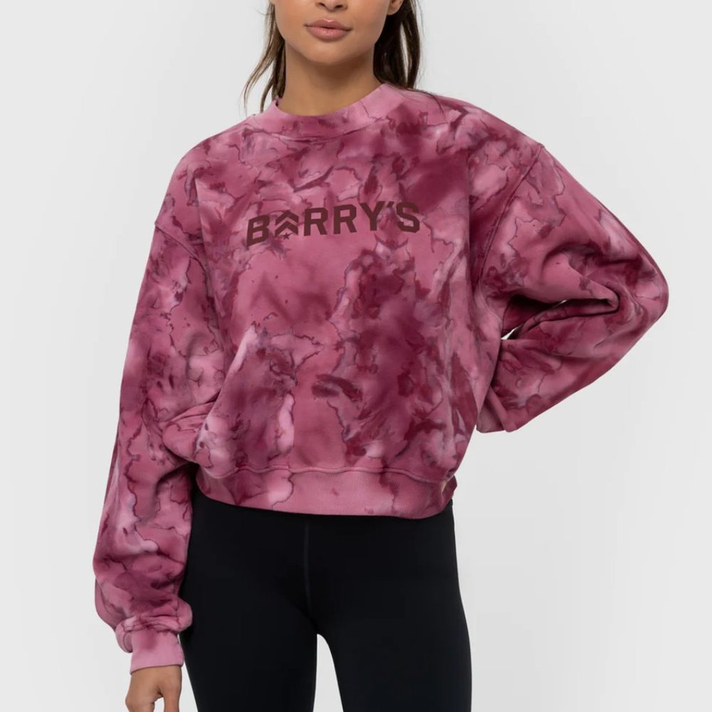 BARRY'S BRIAR ROSE CROP SWEATSHIRT